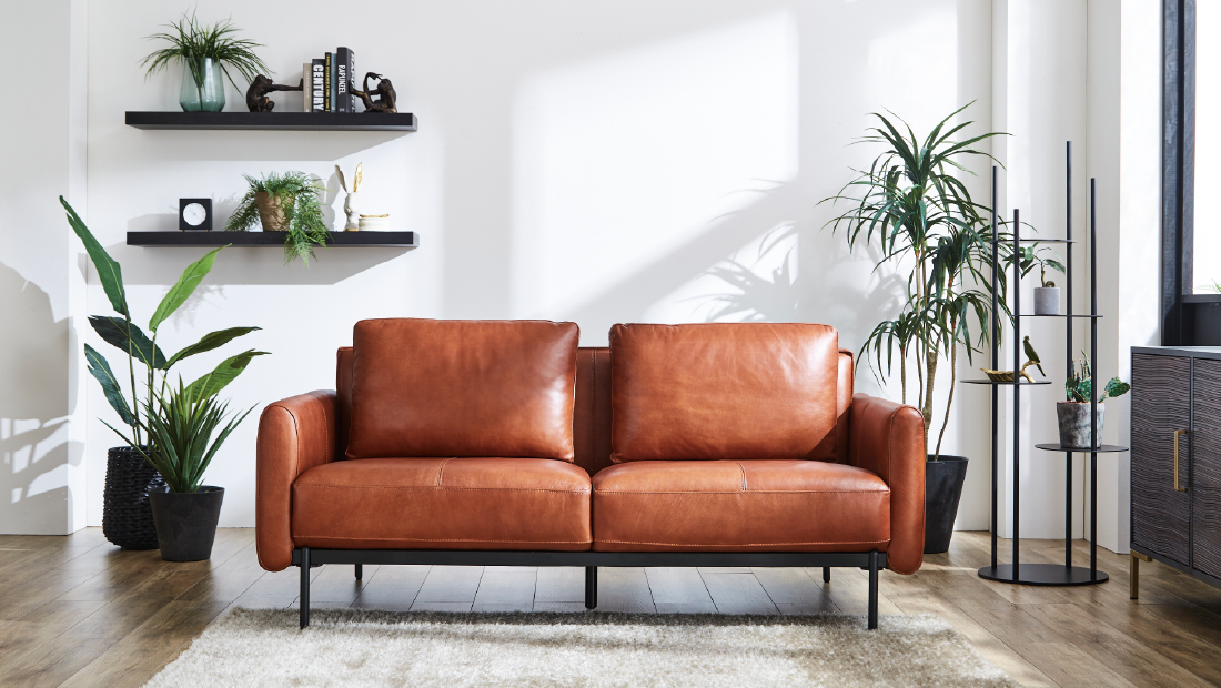 LEATHER SOFA SERIESの通販