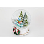 BUS CARRYING GIFT BOX SNOW GLOBE　スノードーム 