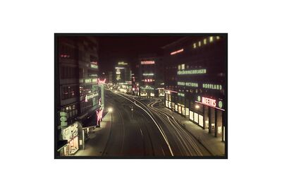 ポスター NIGHT STOCKHOLM / 50×70cm / ブラックアルミフレーム 