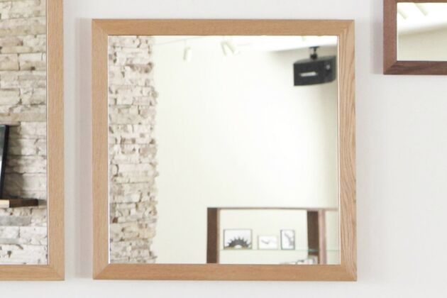 ふるさと納税 ORLO Wall Mirror 8484 oak 福岡県大川市 :775168:ふる